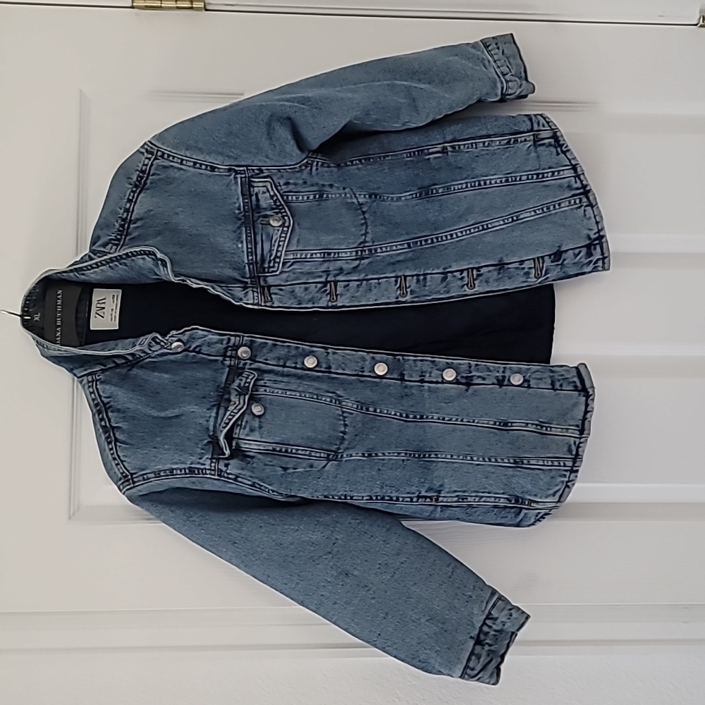 Zara fully lined denim jacket